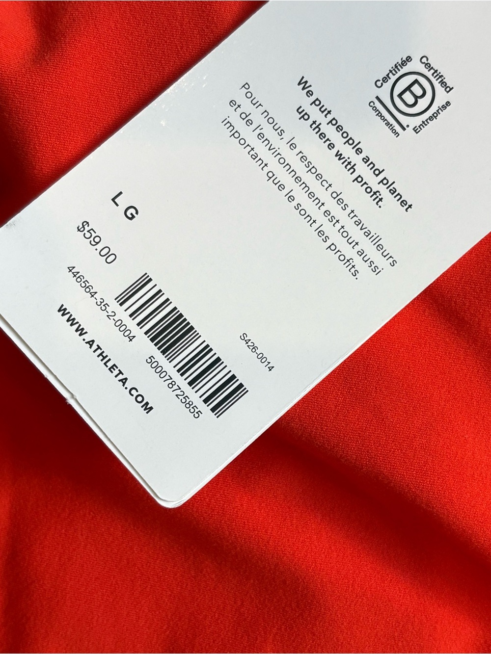 Athleta Conscious Crop Tank Women’s L - Picture 4 of 6